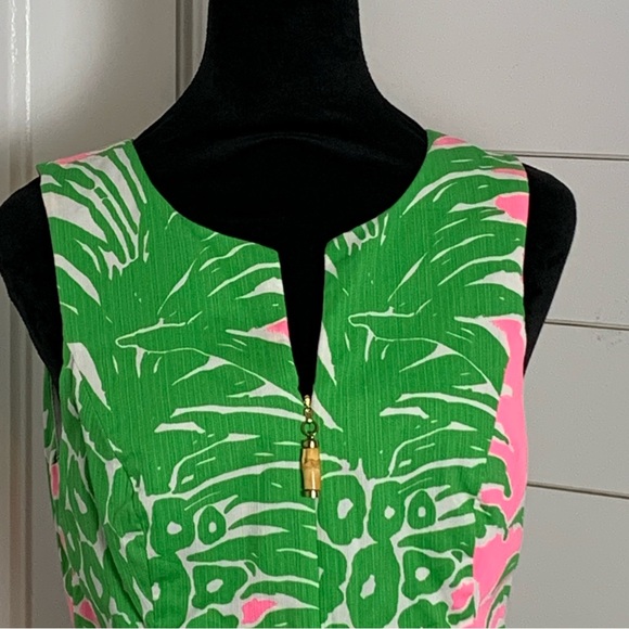 Lilly Pulitzer Pink Pout Flamenco Mila Shift Dress Woman’s size 8 resort wear - Picture 3 of 15